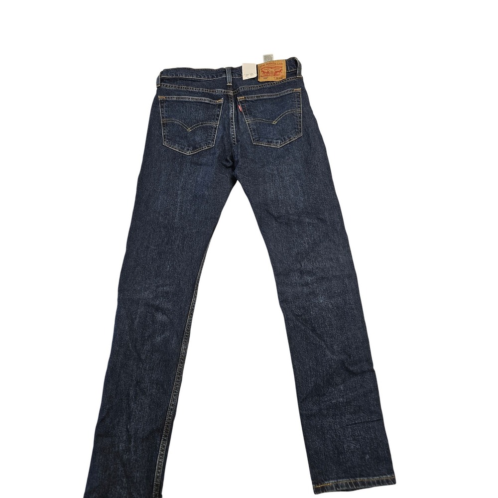 Levis 510 Skinny Mens Jeans 31x32 Dark Wash Indigo Blue Flex Eco Performance NEW